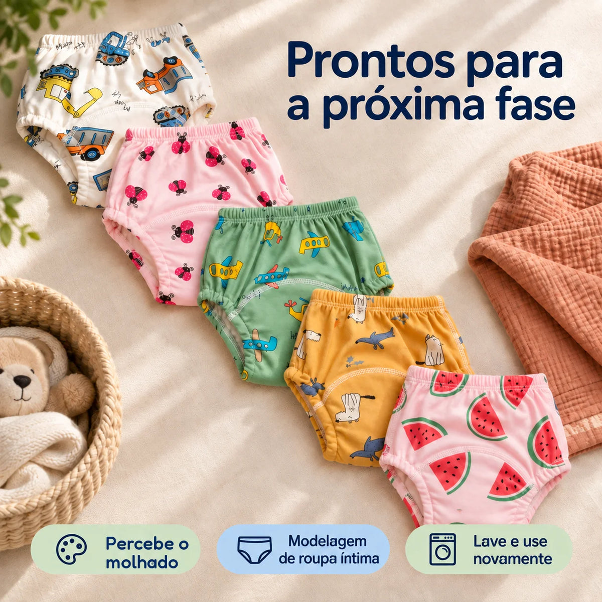 DrySkip — percepção do molhado durante o desfralde